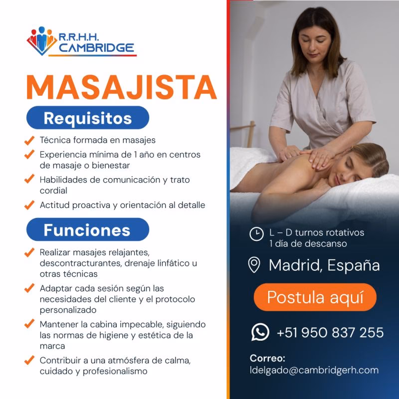 ¿Cuánto se cobra un masaje en España?