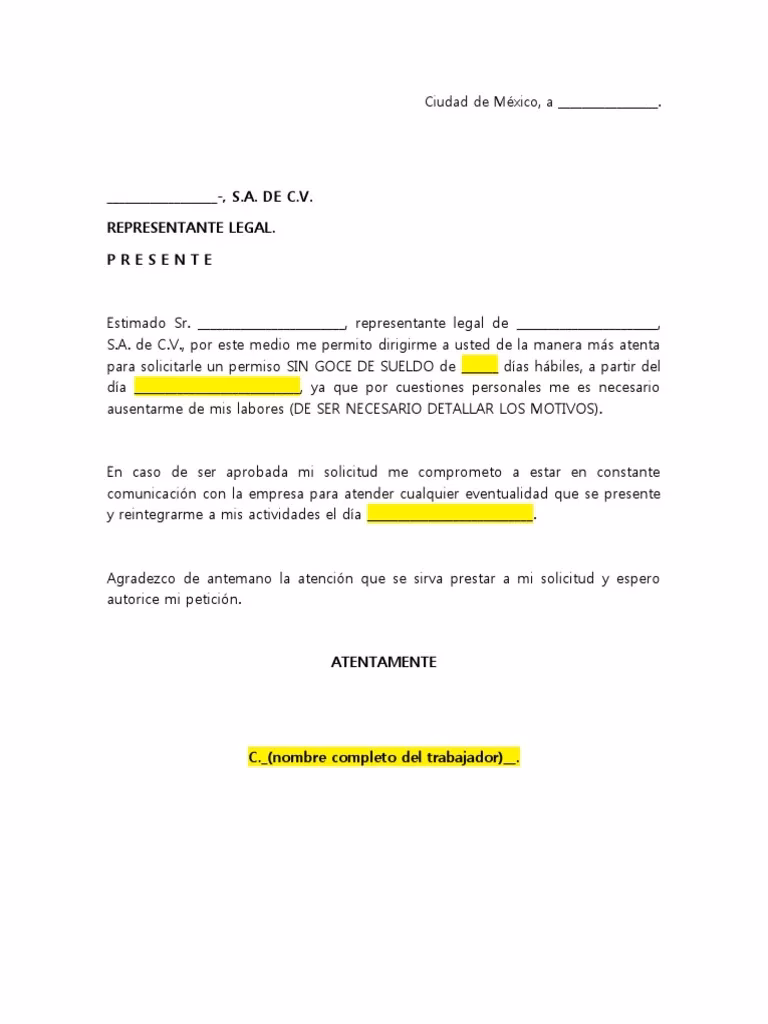 ¿Cuántos días se puede pedir permiso sin goce de sueldo?