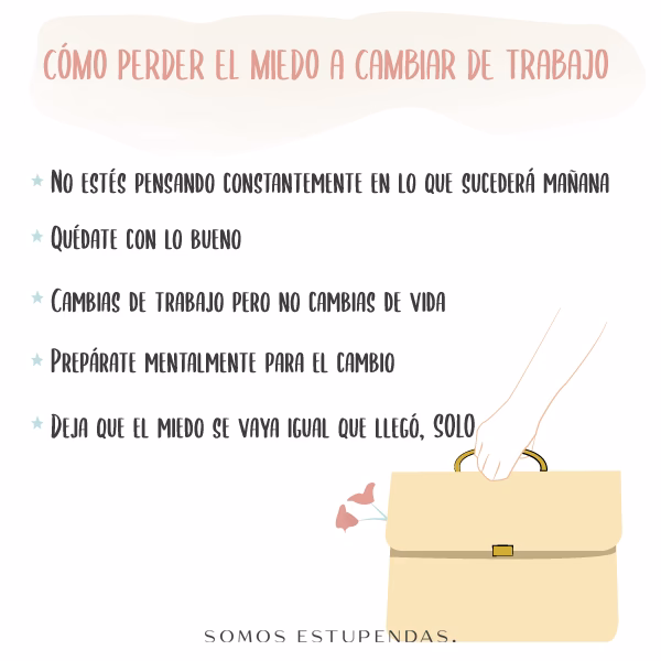 ¿Por qué tengo tanto miedo de cambiar de trabajo?
