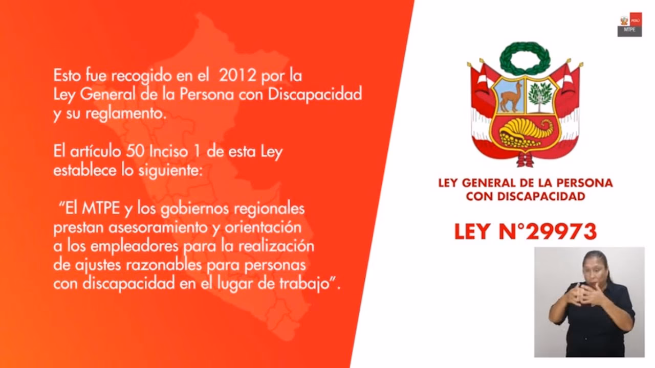 ¿Qué ministerio se encarga de las personas con discapacidad?