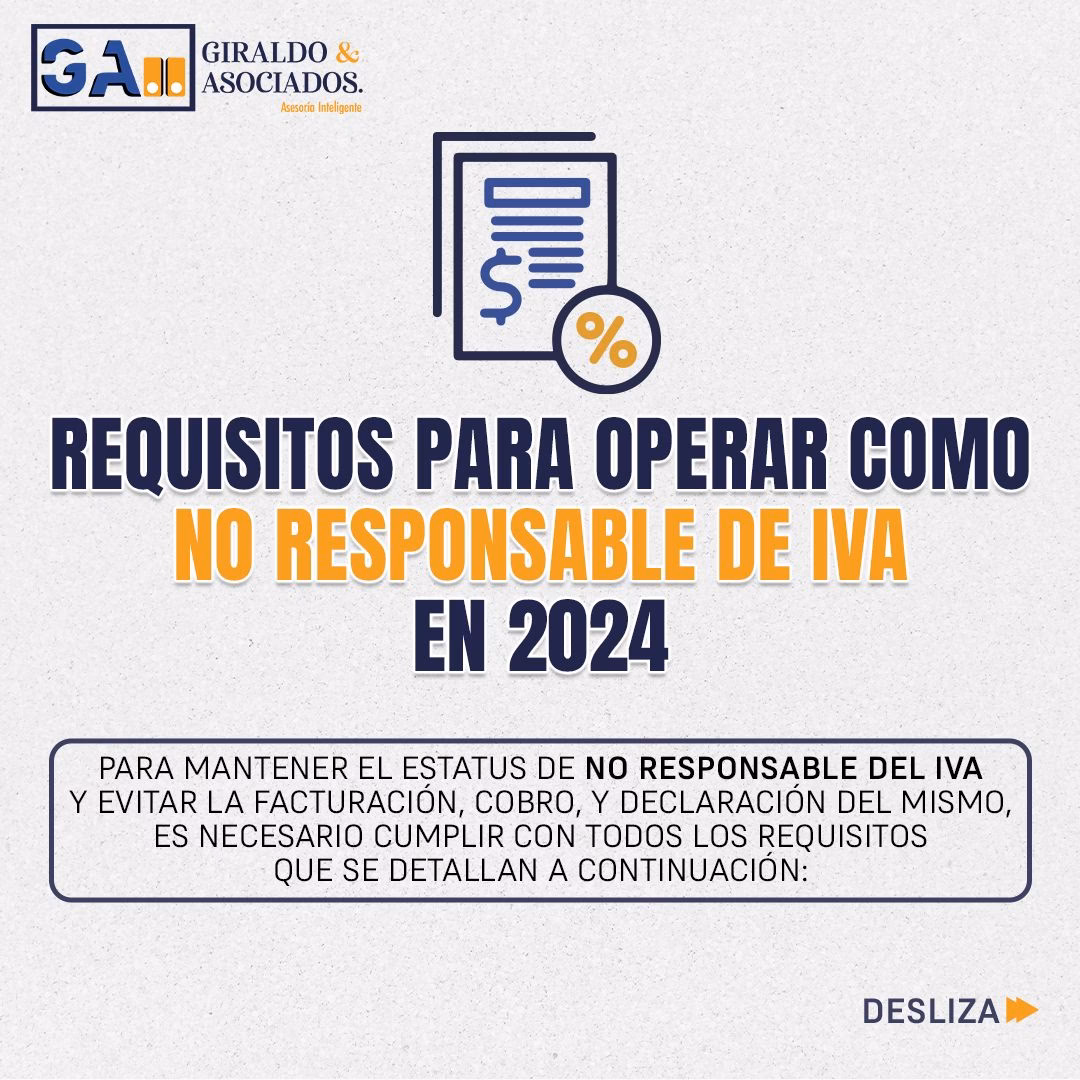 ¿Cómo deben facturar los no responsables de IVA?