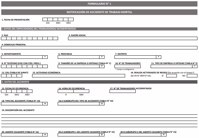 ¿Cuánto tiempo tiene el empleador para notificar un accidente de trabajo?