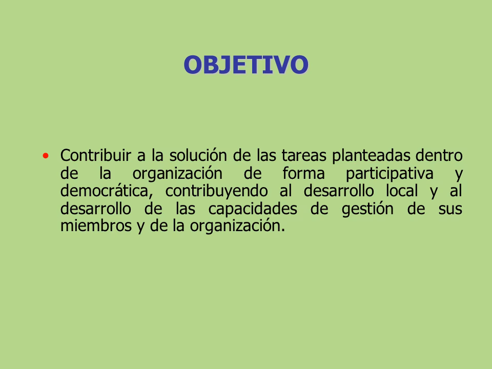 ¿Cuales son los objetivos de un trabajo en equipo?