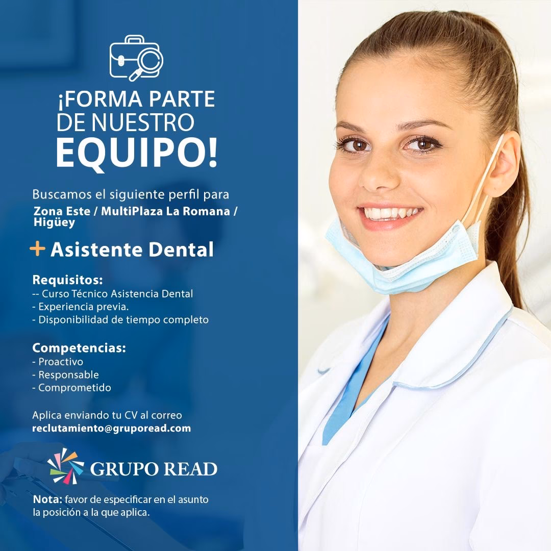 ¿Dónde trabajan la mayoría de los asistentes dentales?