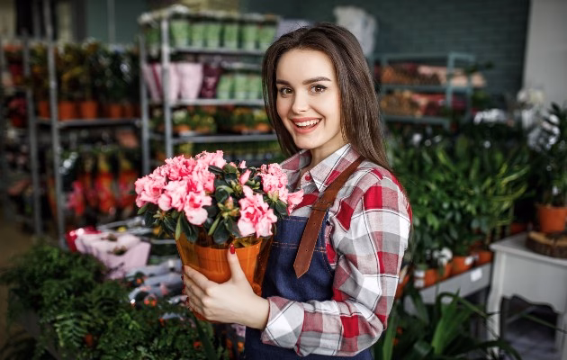 ¿Cómo se llama trabajar en flores?