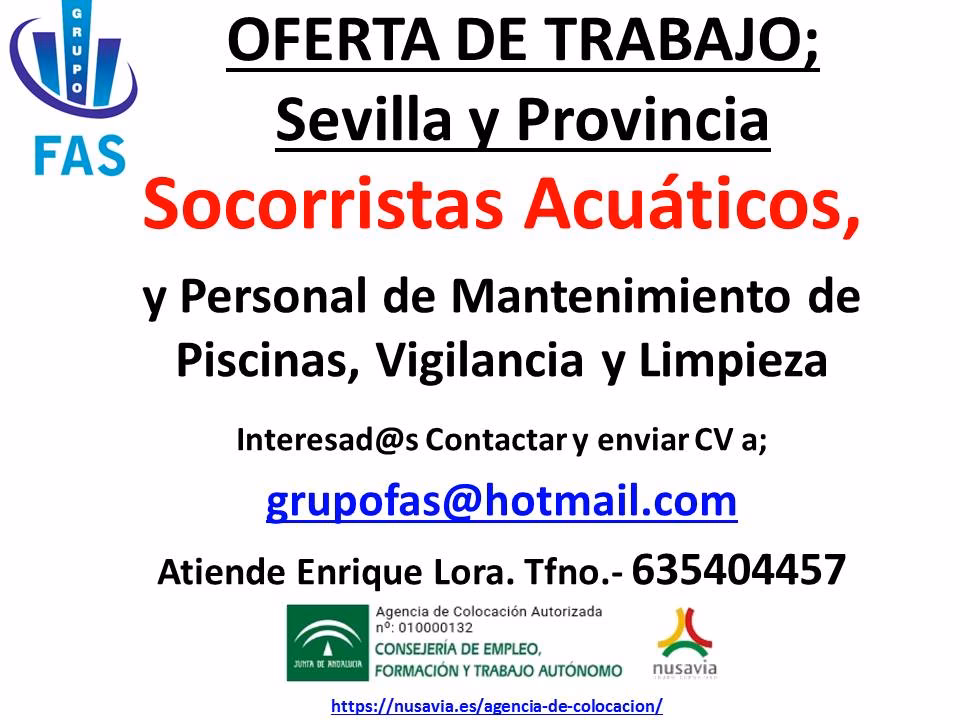 ¿Cuáles son los trabajos más demandados en Sevilla?