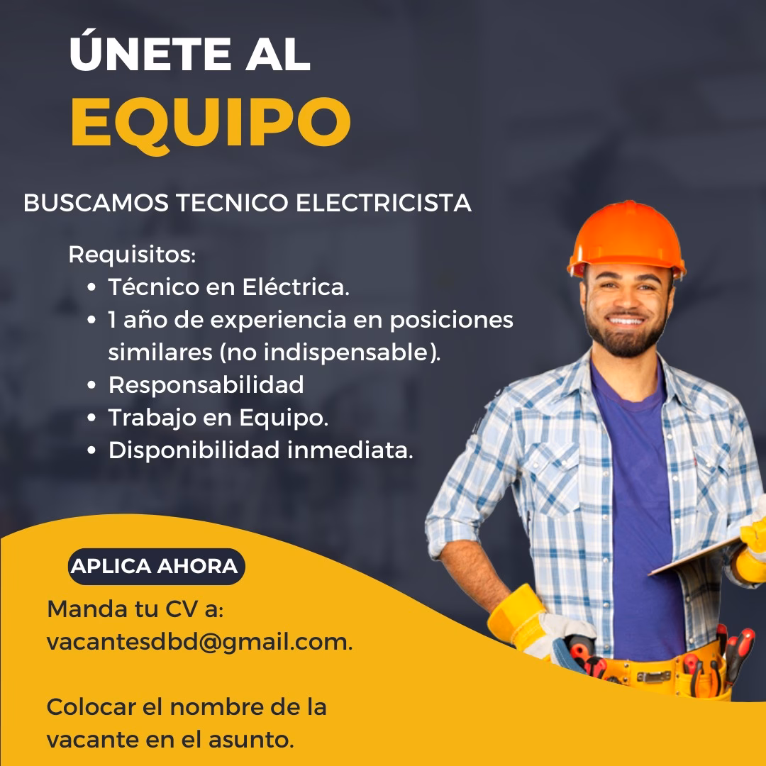 ¿Existe demanda de técnicos electricistas?