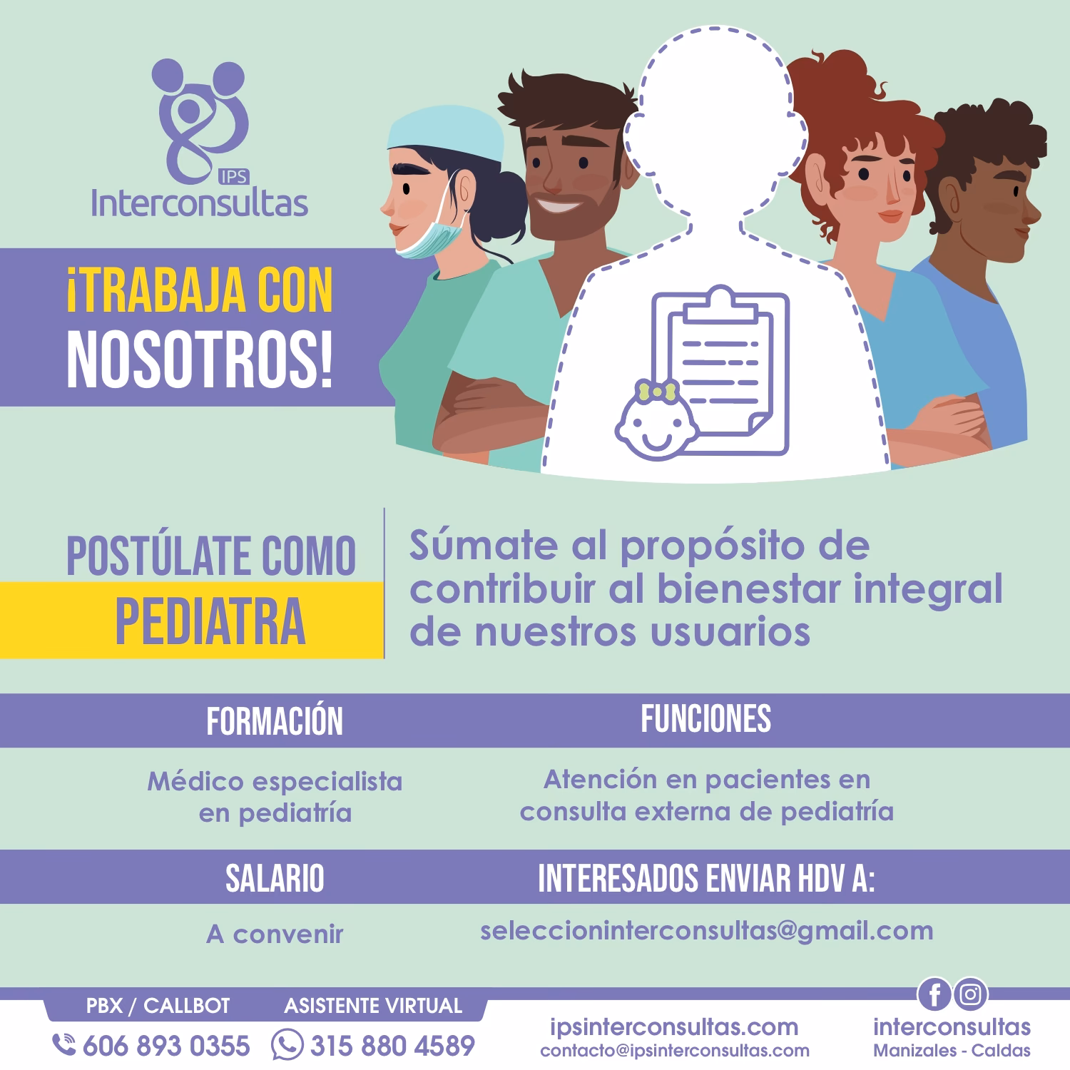 ¿Cuánto paga un pediatra?