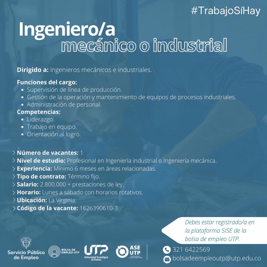 ¿Dónde puedo trabajar siendo ingeniero mecánico?