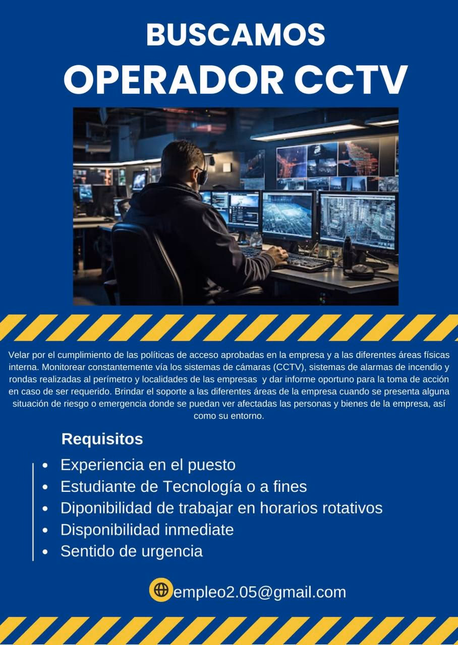 ¿Qué es el trabajo de CCTV?