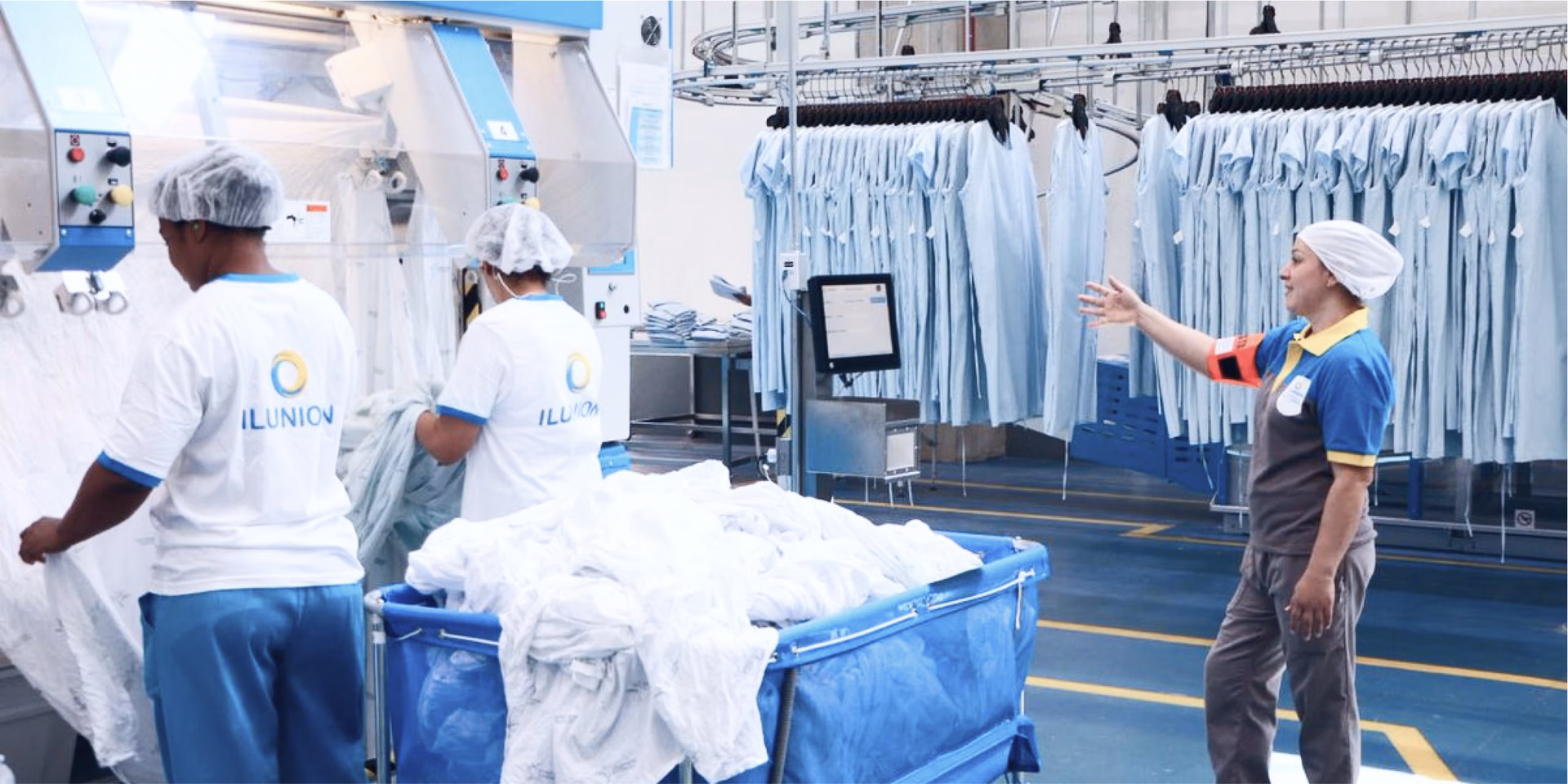 ¿Qué hace un operario de lavandería?