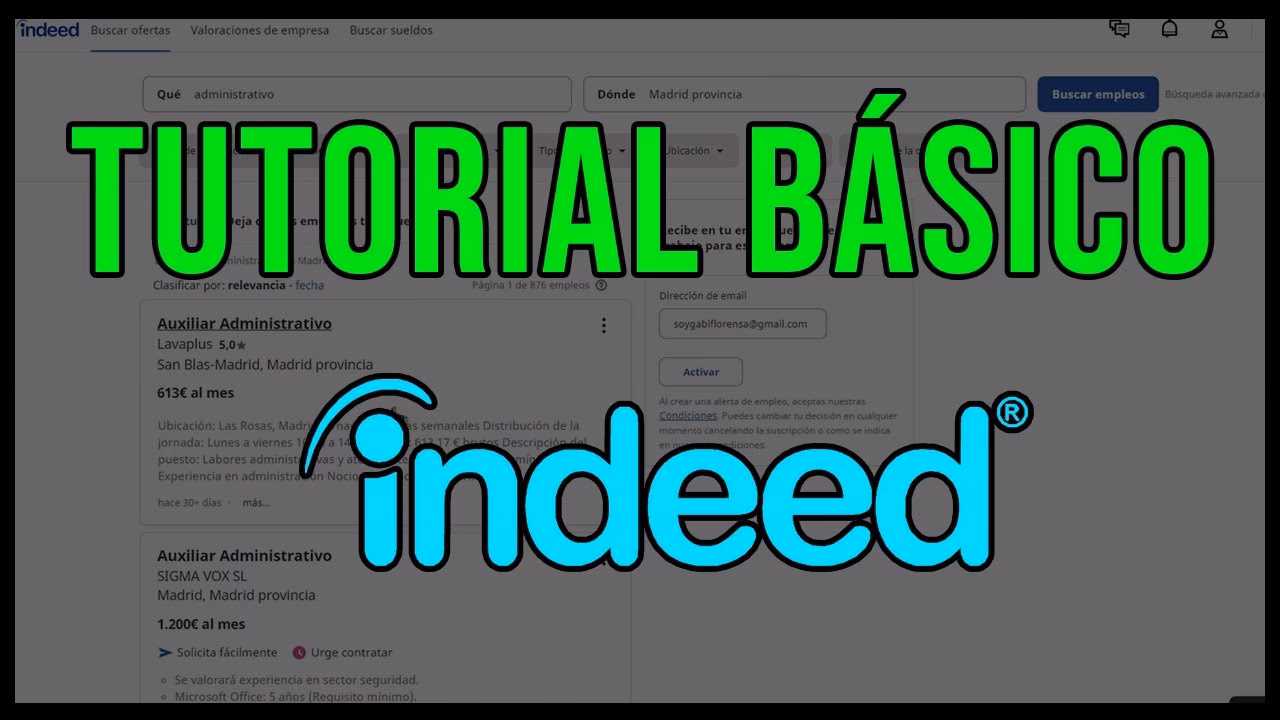 ¿Cómo funciona Indeed para buscar trabajo?