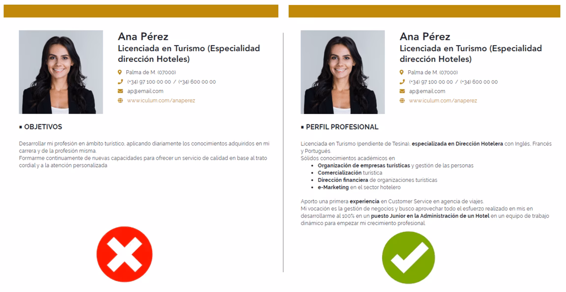 ¿Qué palabra utilizar en el CV?
