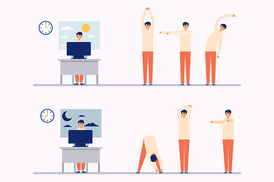 ¿Qué pausas activas se pueden hacer en el trabajo?