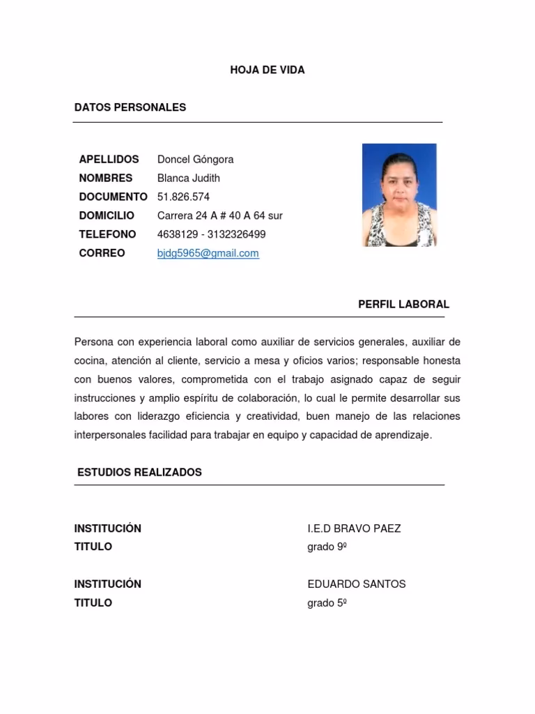 ¿Qué hace una persona que trabaja en servicios generales?