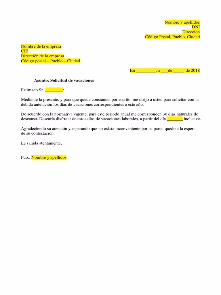 ¿Cómo pedir permiso en el trabajo a cuenta de vacaciones?