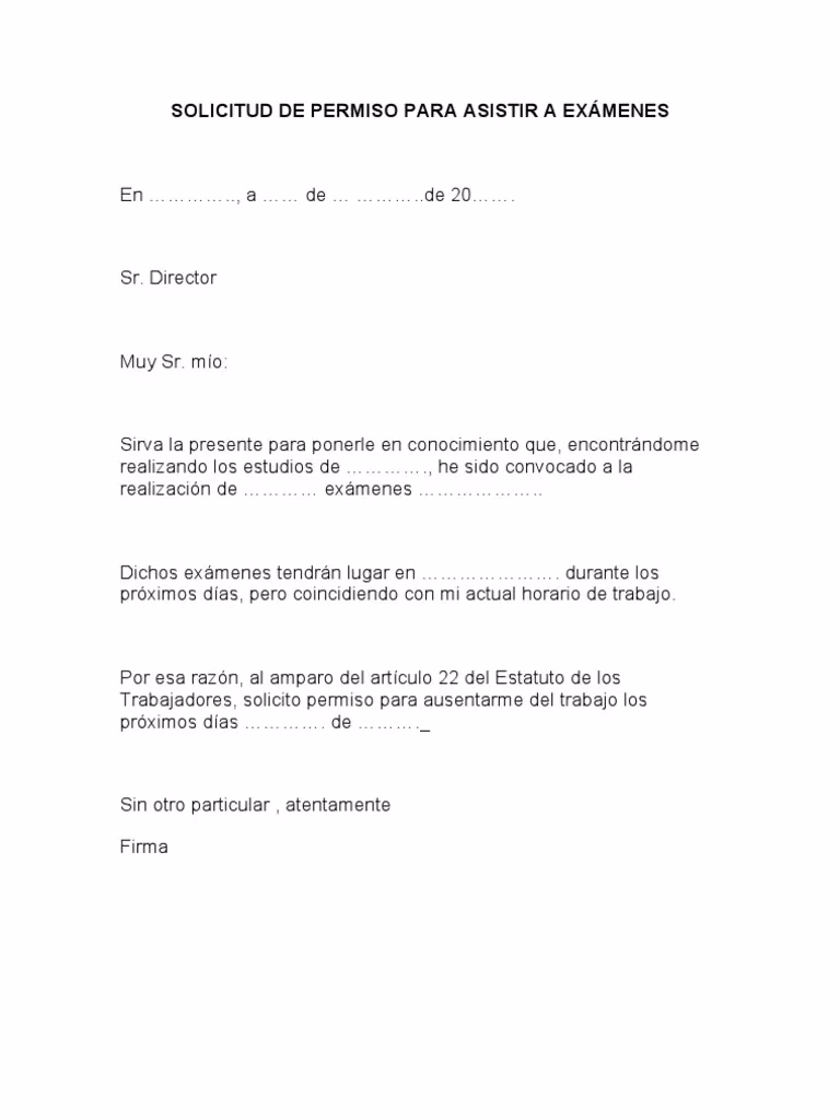 ¿Cuánto tiempo tiene derecho el trabajador para asistir a exámenes?
