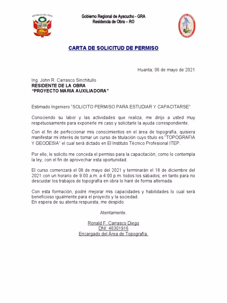 ¿Qué dice la ley del trabajo sobre los permisos?