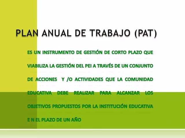 ¿Qué es un plan anual?