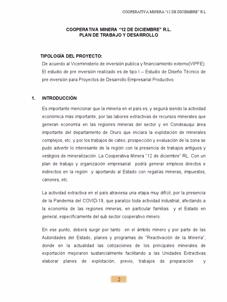¿Cuáles son las fases de un proyecto minero?