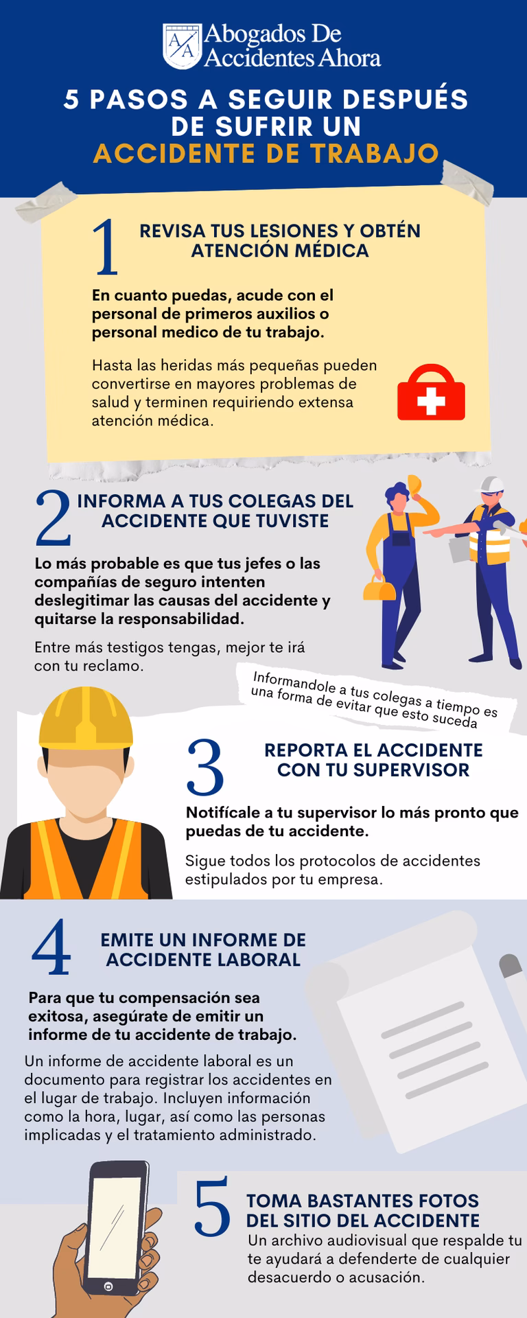 ¿Cuánto tiempo tengo para declarar un accidente de trabajo?