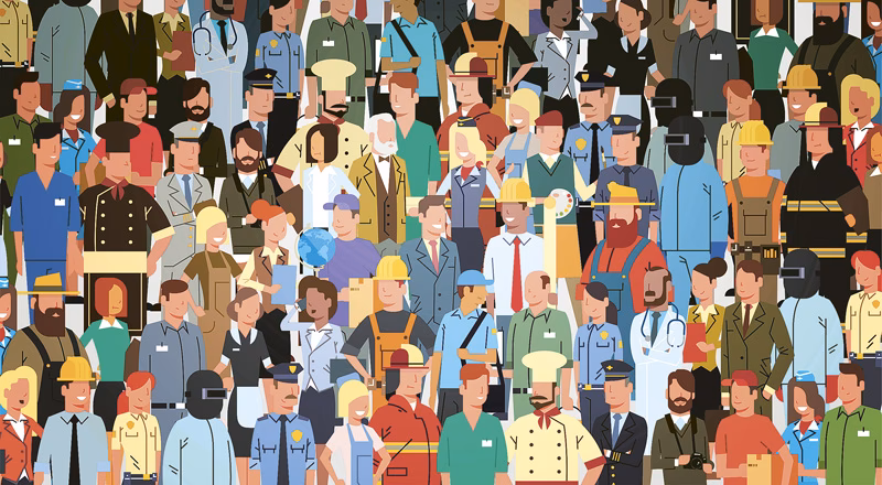 ¿Cuál es la población de empleados?