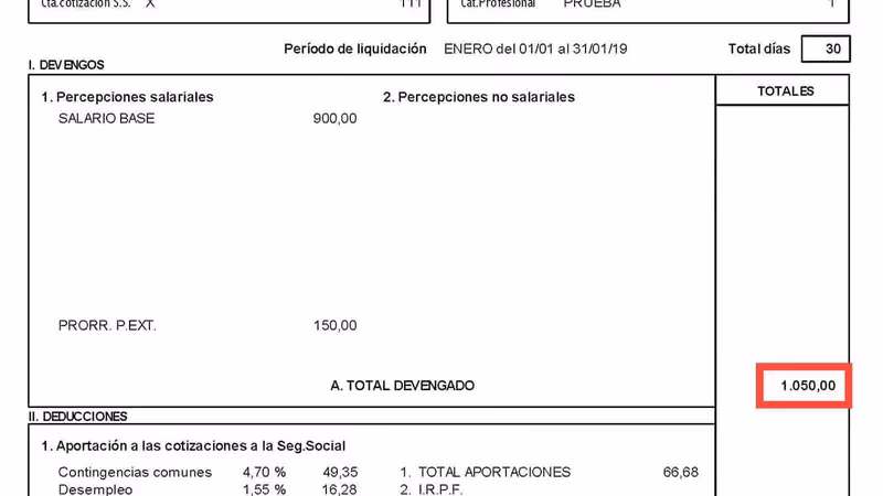 ¿Qué porcentaje de diferencia hay entre salario bruto y neto?