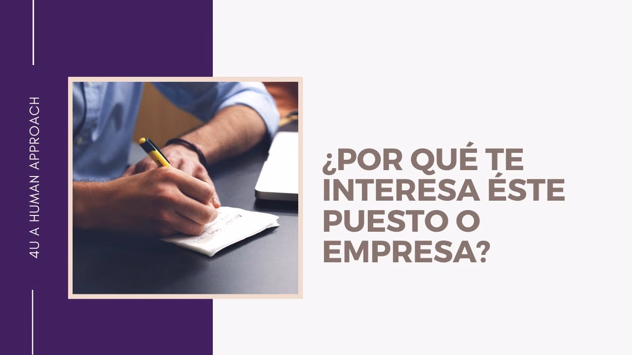 ¿Cómo decir que estás interesada en un puesto de trabajo?