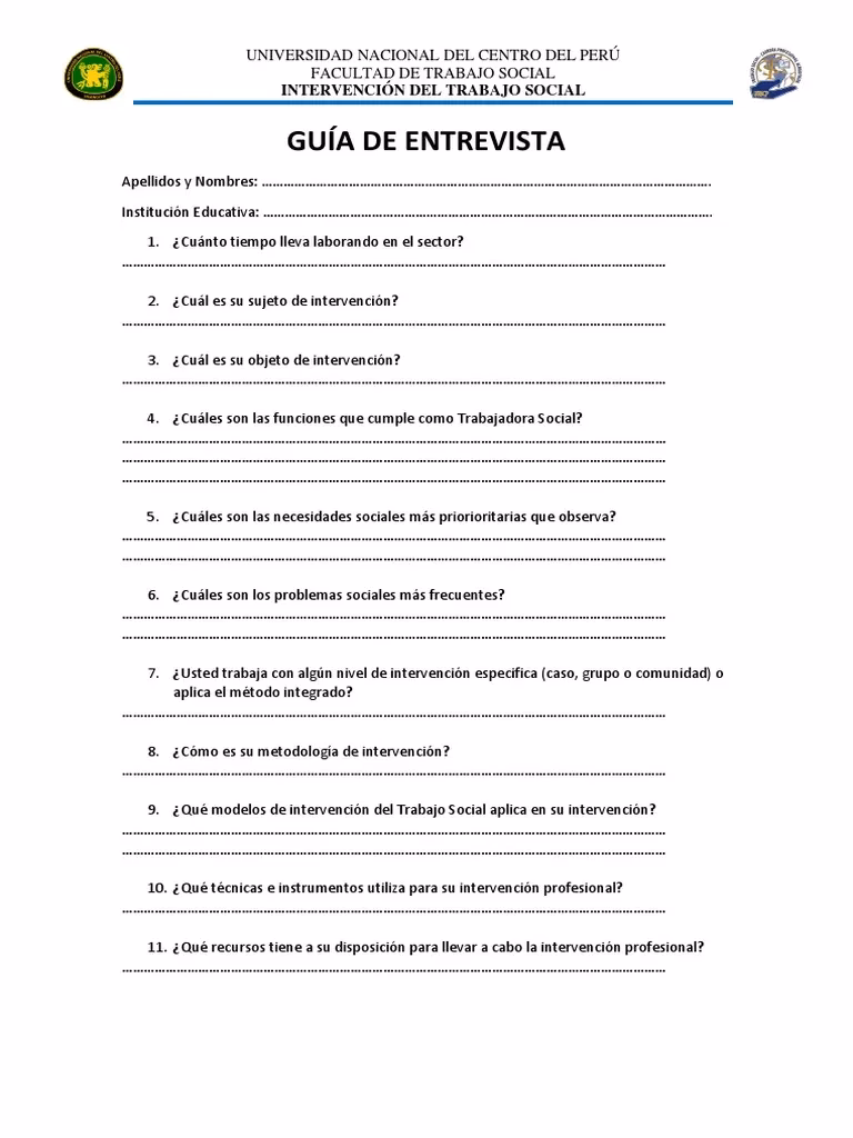 ¿Qué preguntas se hacen en una entrevista de supervisión de trabajo social?