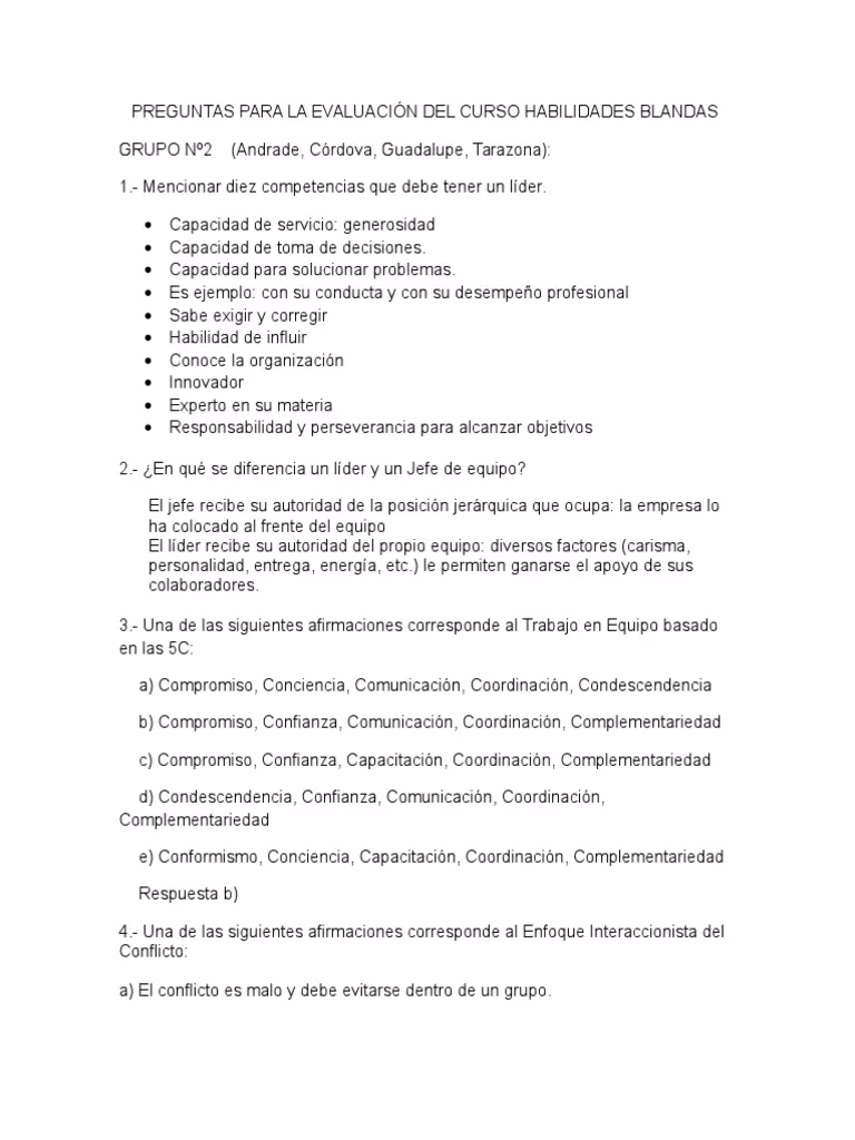¿Qué tipos de preguntas te ayudan a comprender mejor las habilidades blandas de los candidatos?