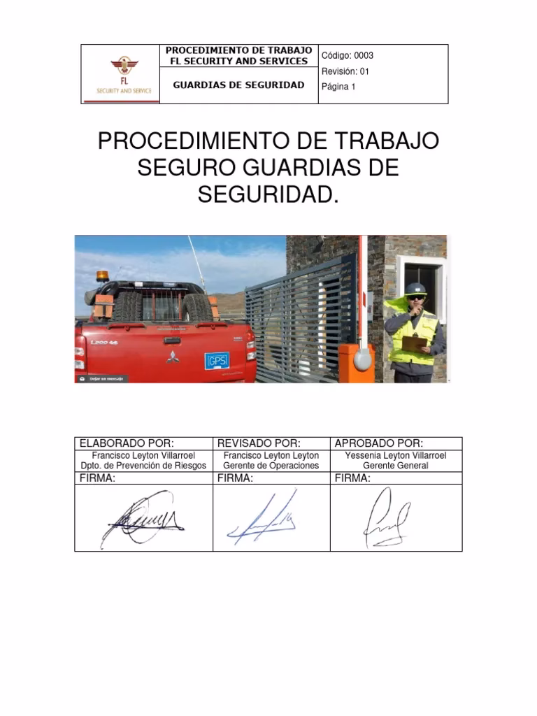 ¿Cómo debe proceder un guardia de seguridad?
