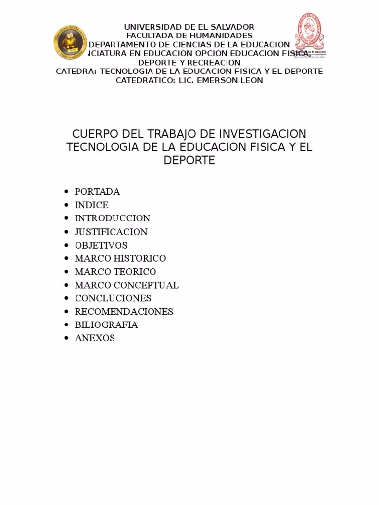 ¿Cómo escribir un cuerpo de trabajo?
