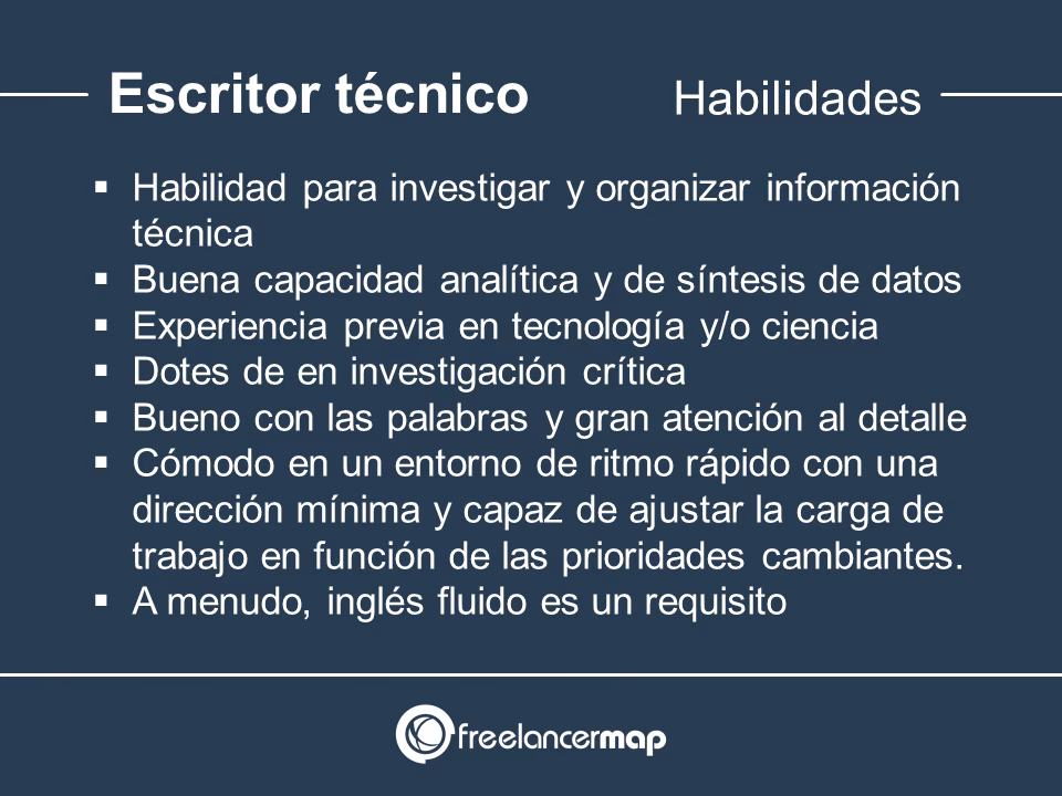 ¿Qué se considera trabajo técnico?