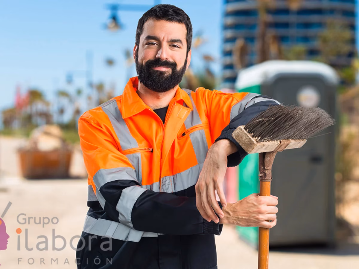 ¿Cómo se le llama a un empleado de limpieza?