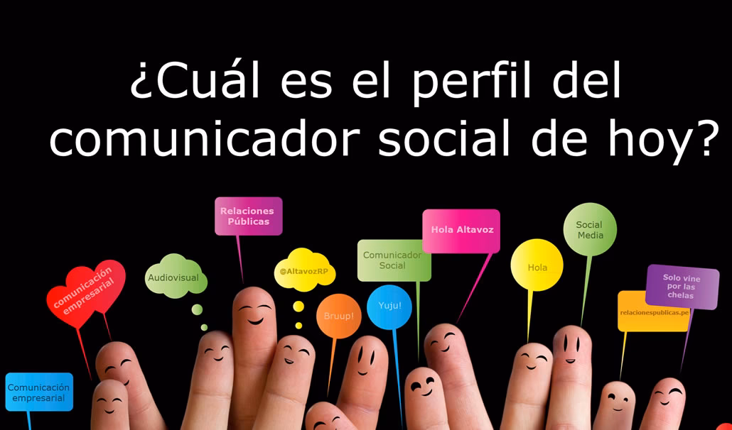 ¿Qué trabajo hace un comunicador social?