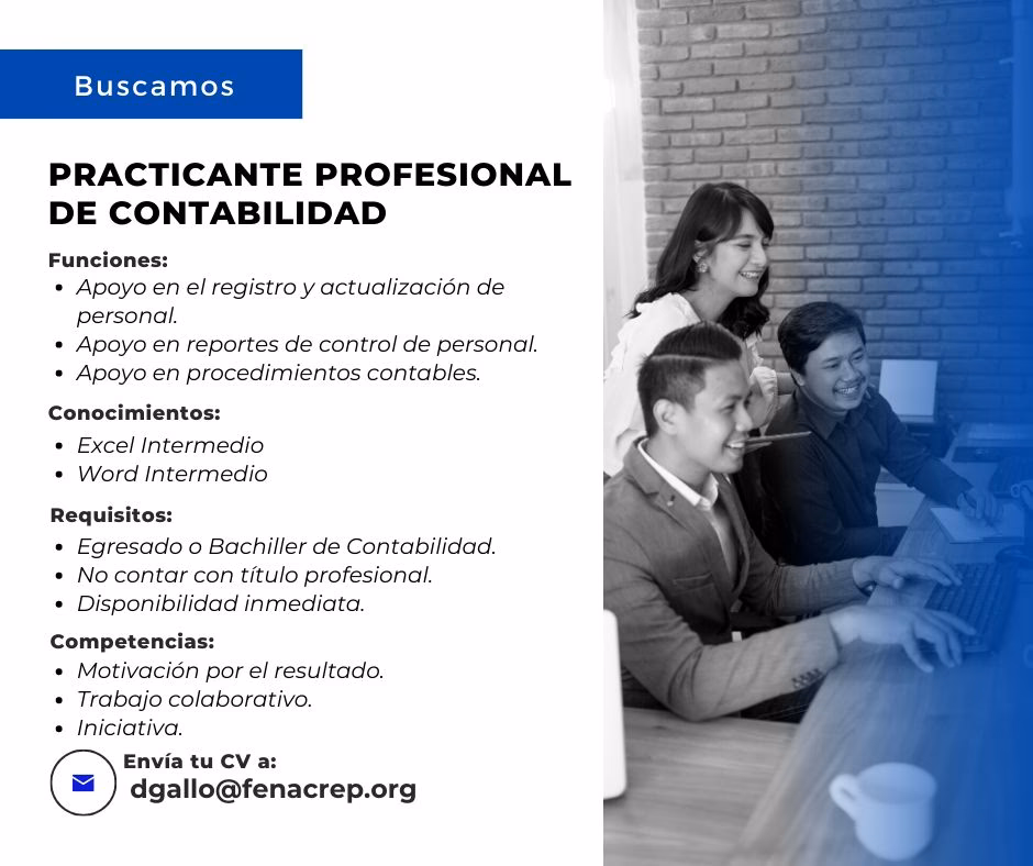 ¿Qué actividades puede hacer un practicante de contabilidad?