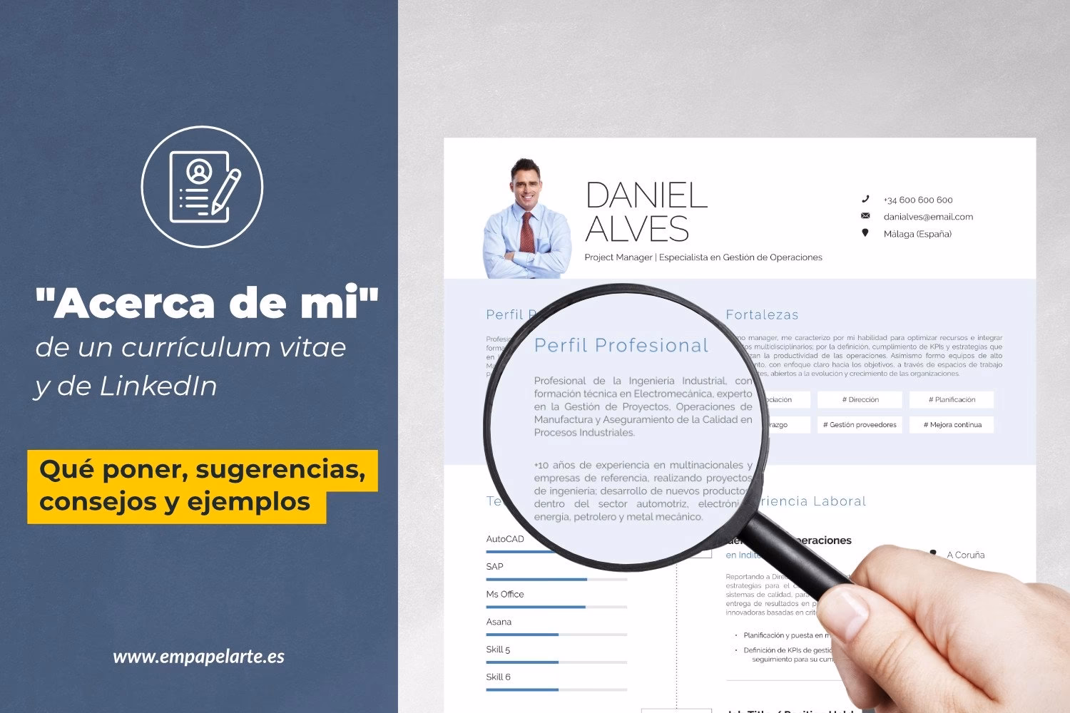 ¿Cómo describirme a mí mismo en un CV?