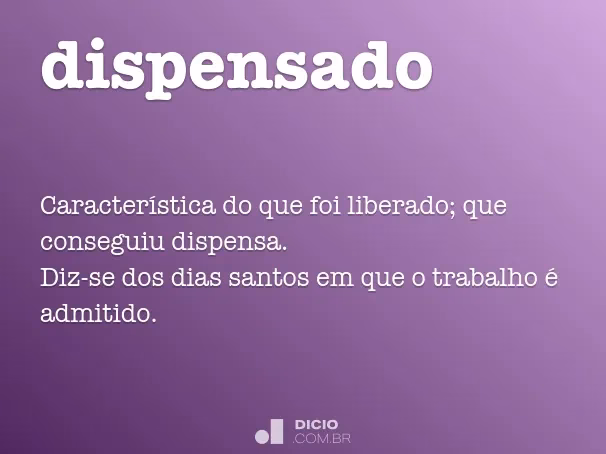¿Qué quiere decir la palabra dispensación?