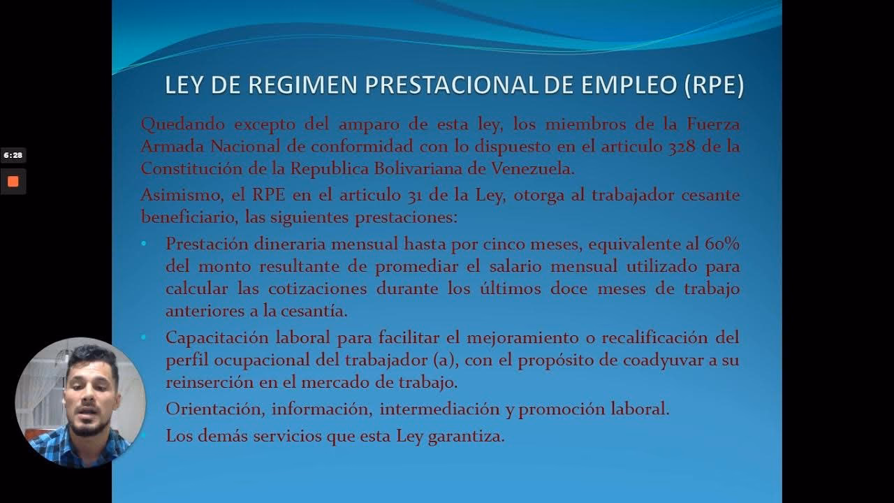 ¿Qué es el régimen prestacional?