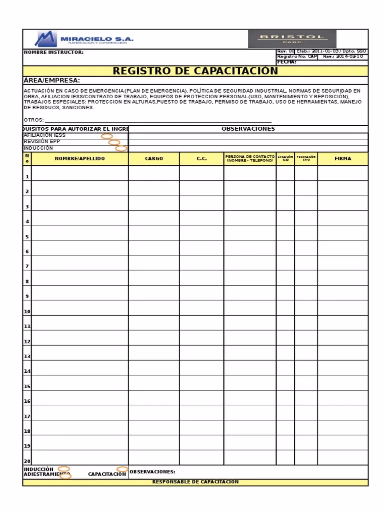 ¿Qué es un registro de empleo?