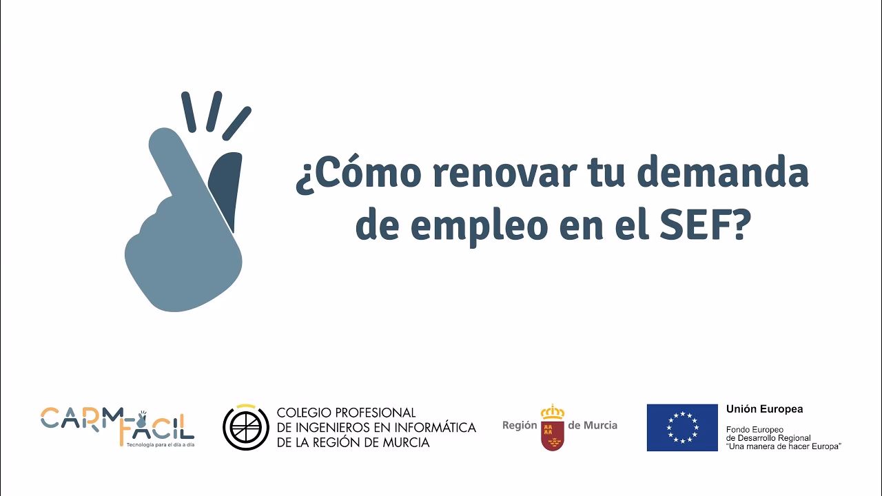 ¿Cómo se puede sellar el paro por el móvil?