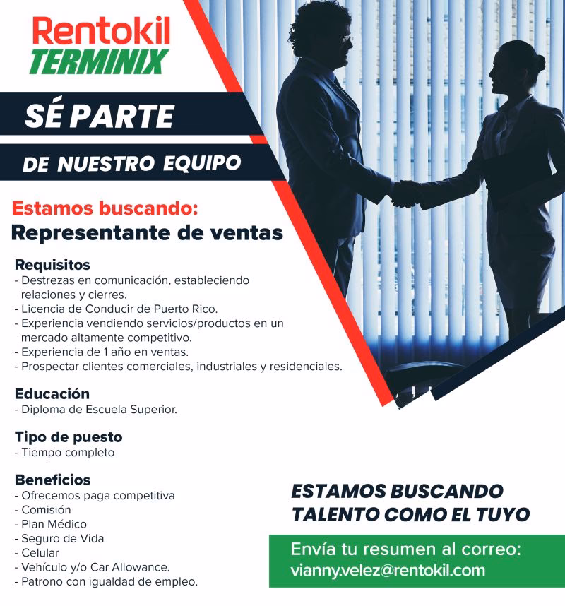 ¿Cuál es la función de un representante de ventas?