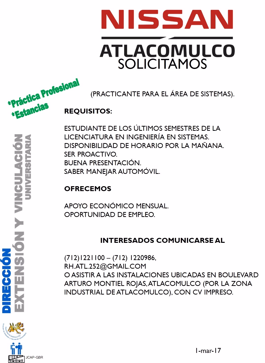 ¿Cómo mandar mi CV a Nissan?