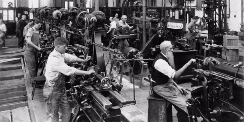 ¿Cómo impactó la Revolución Industrial en el trabajo?