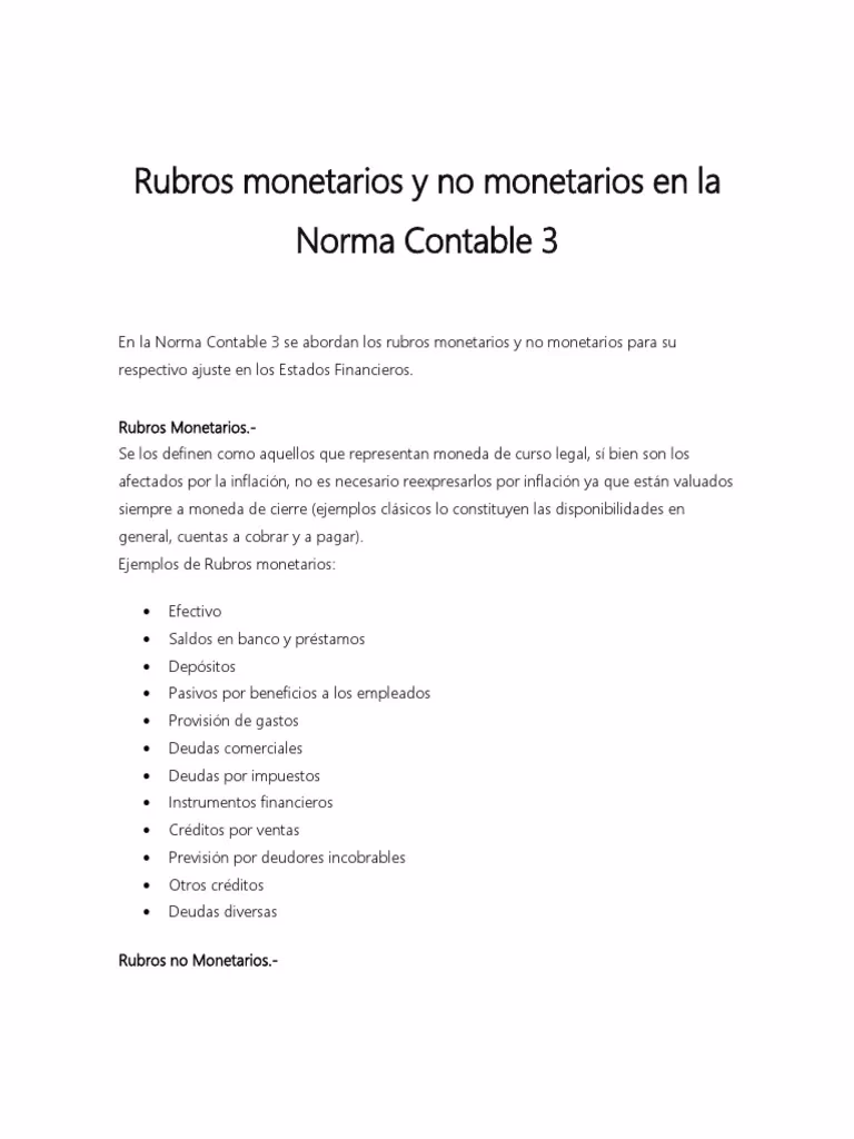 ¿Qué es el método monetario y no monetario?