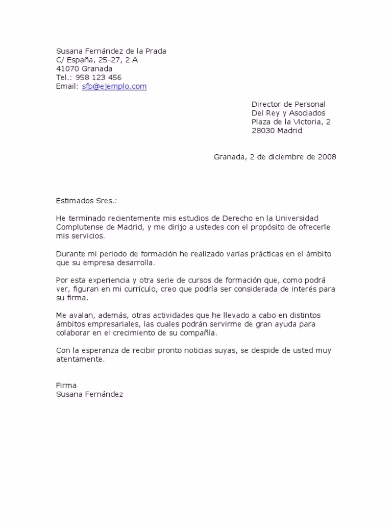 ¿Qué son las candidaturas espontáneas?