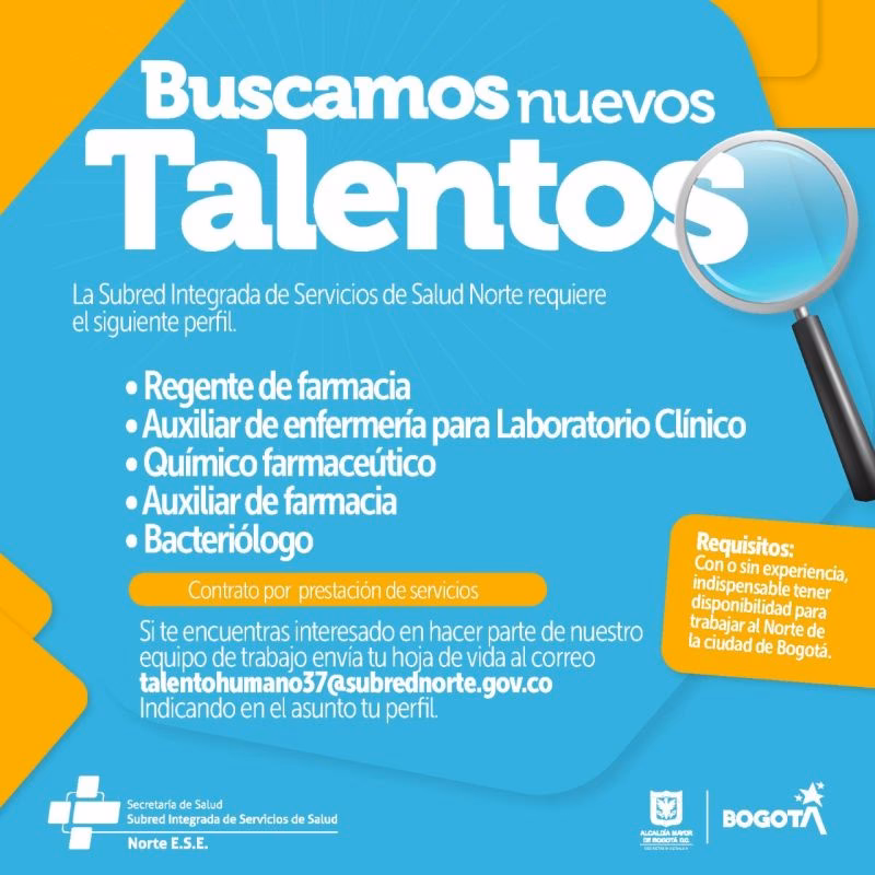 ¿Cuál es el correo electrónico de la Subred Norte?