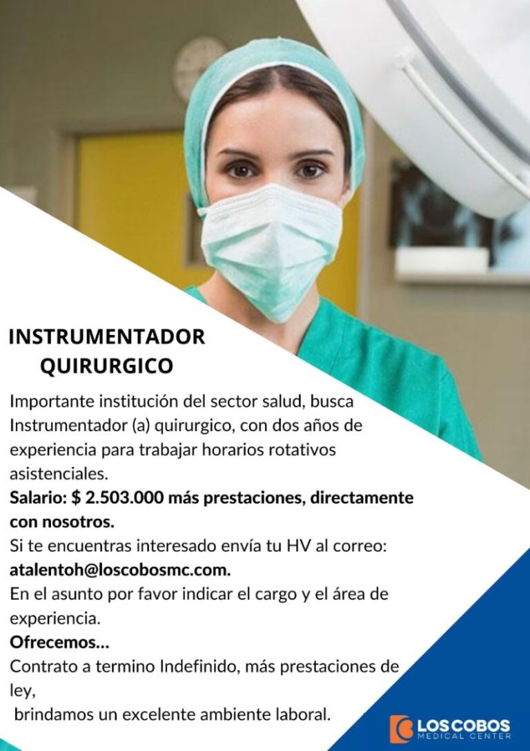 Salario de Instrumentador Quirúrgico en México | PIAC