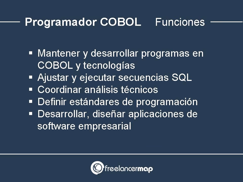 ¿Cuánto gana un programador de cobol?