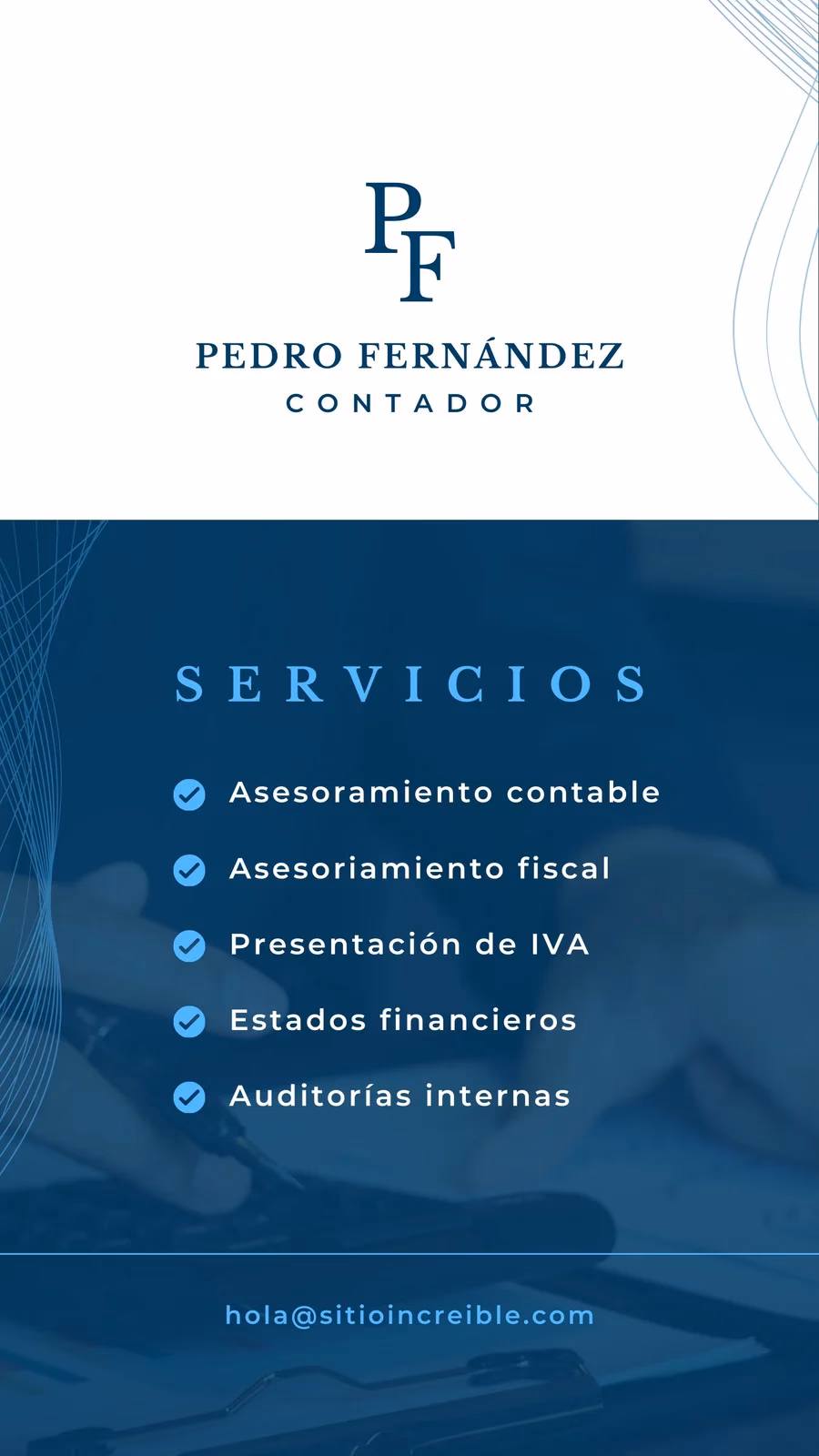 ¿Qué color representa a los Contadores?